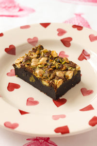 Pistachio & White Chocolate Brownies - 8