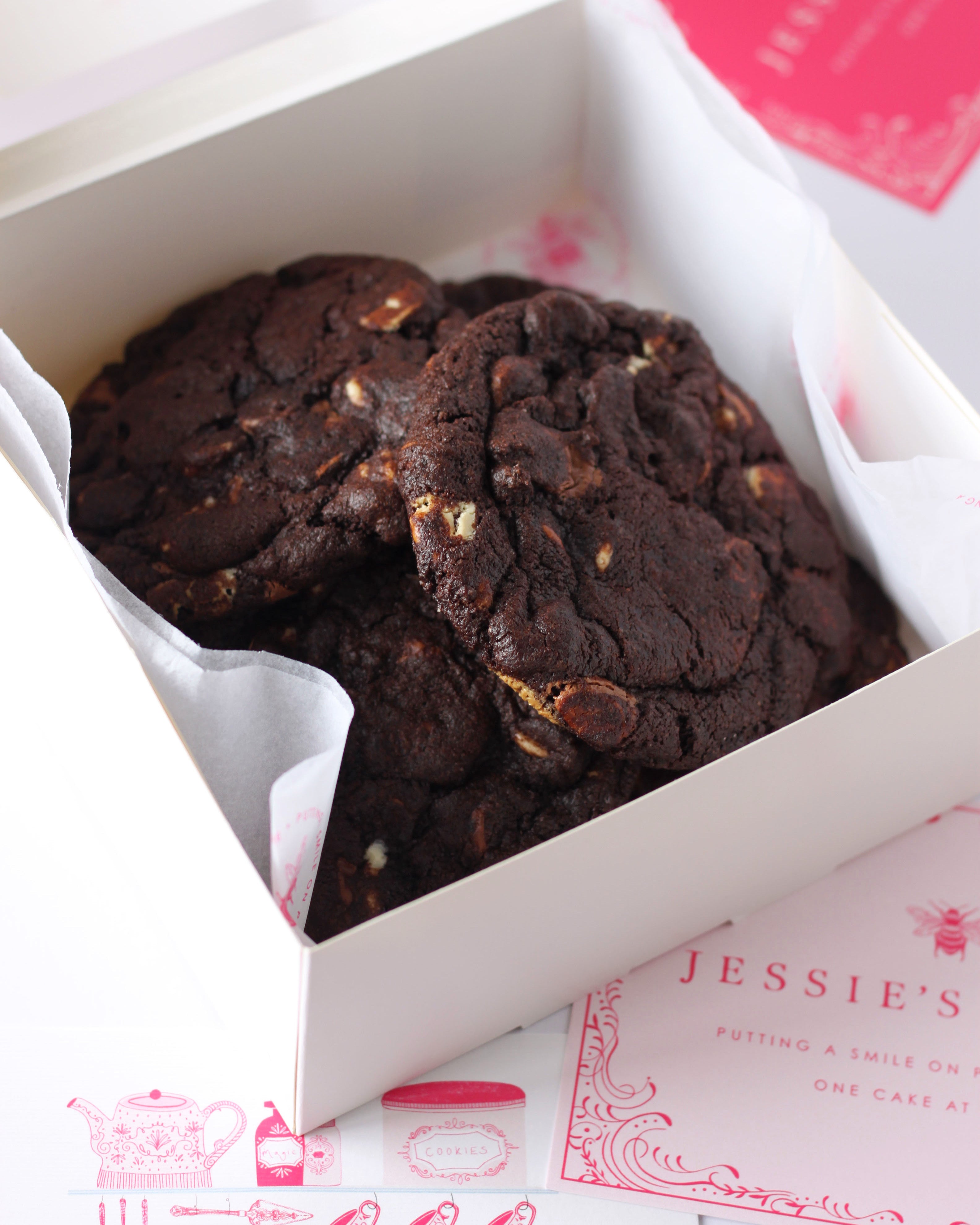 Freshly Baked Triple Chocolate Cookies - 6 or 12