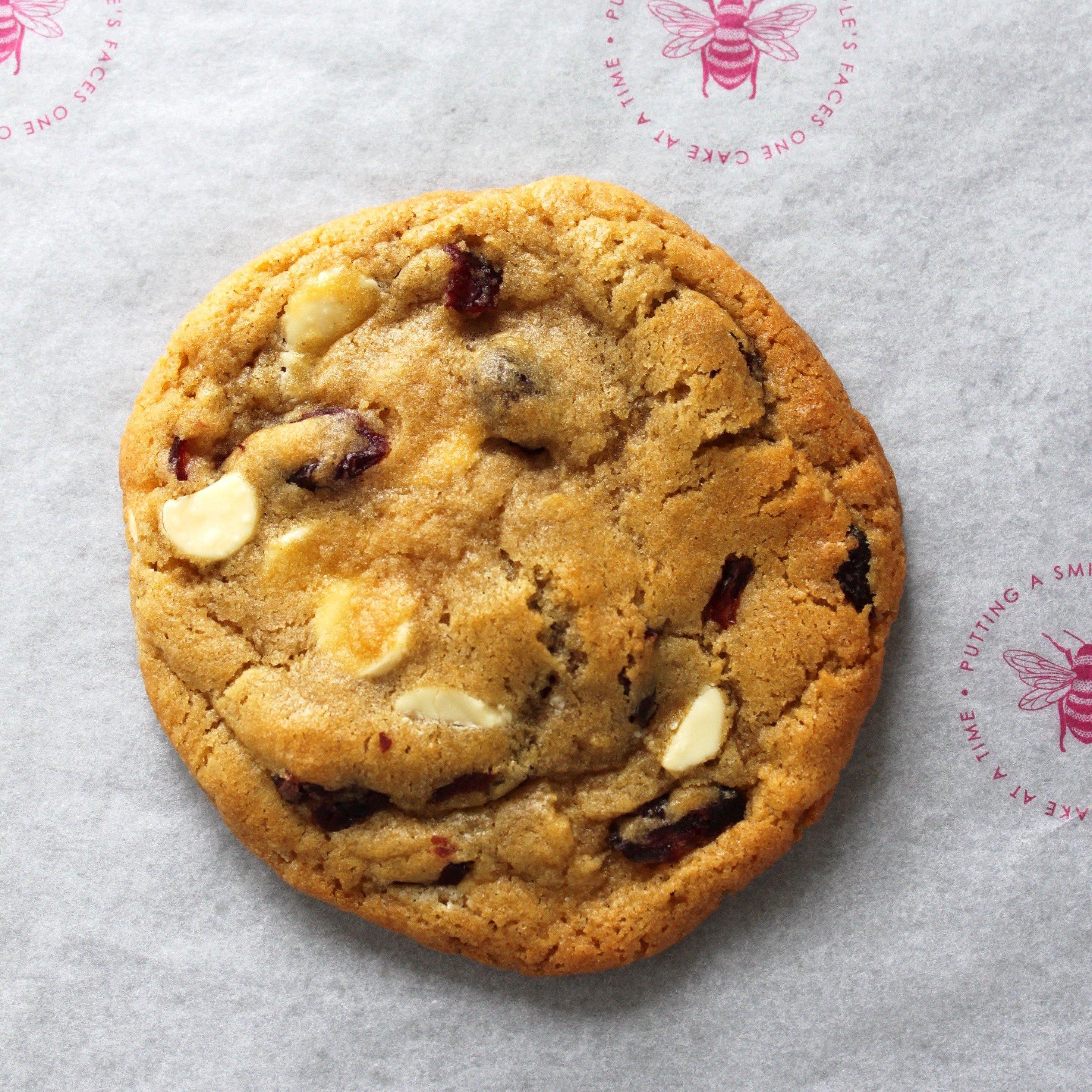 Freshly Baked White Chocolate & Cranberry Cookies - 6 - Jessie's Bakes