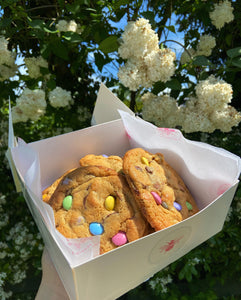 Freshly Baked Smartie Chocolate Cookies - 6 or 12