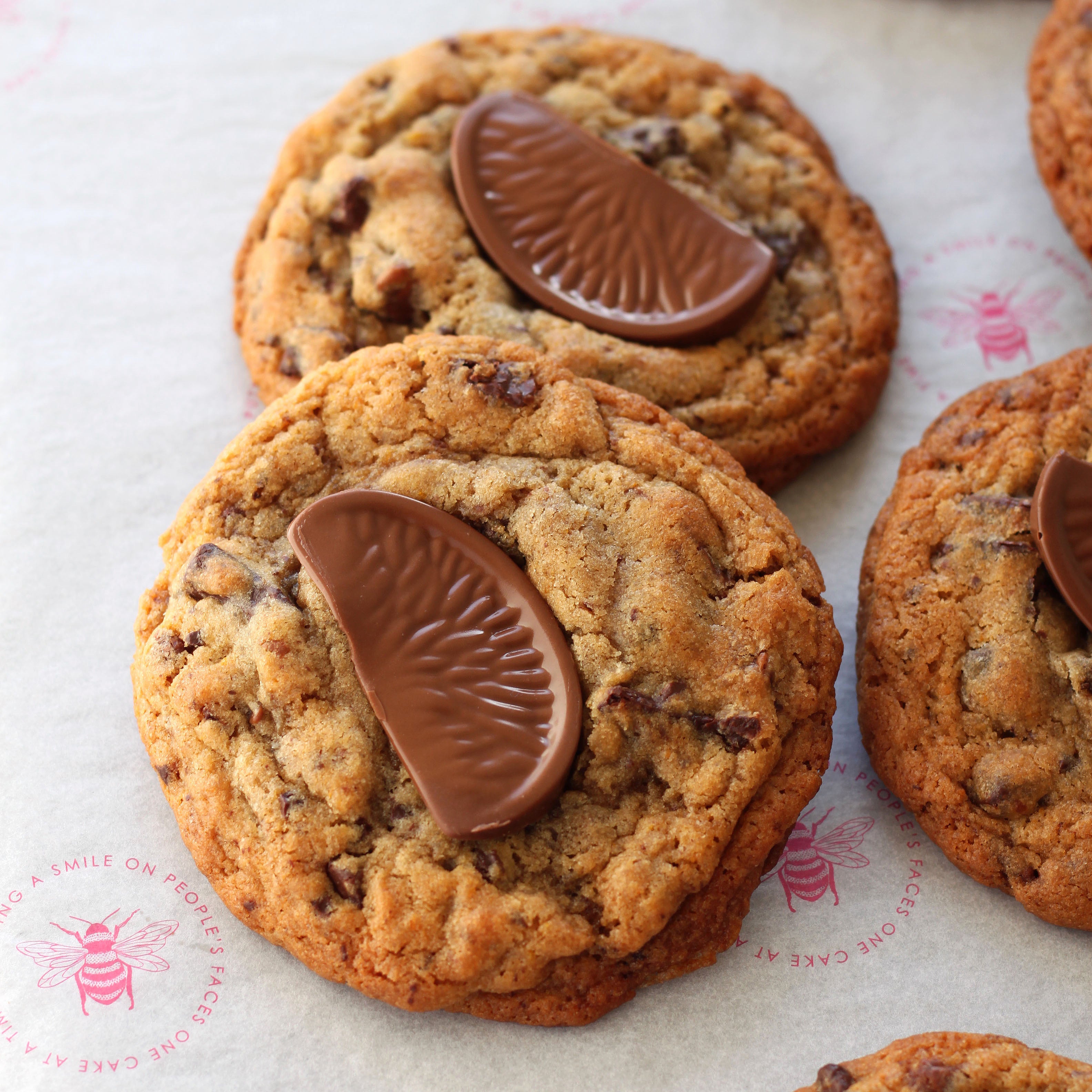 Freshly Baked Chocolate Orange Cookies - 6 or 12