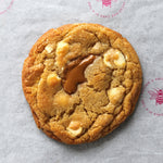 Load image into Gallery viewer, Freshly Baked Biscoff Stuffed White Chocolate Cookies - 6 - Jessie&#39;s Bakes
