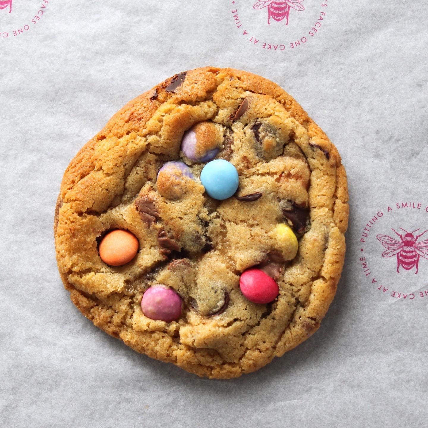 Freshly Baked Smartie Chocolate Cookies - 6 or 12